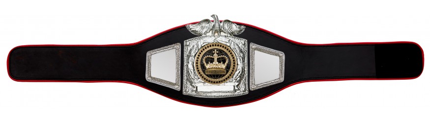 PROEAGLE BLACK CHAMPION CROWN CHAMPIONSHIP BELT - PROEAGLE/S/BLKGEM - AVAILABLE IN 6+ COLOURS